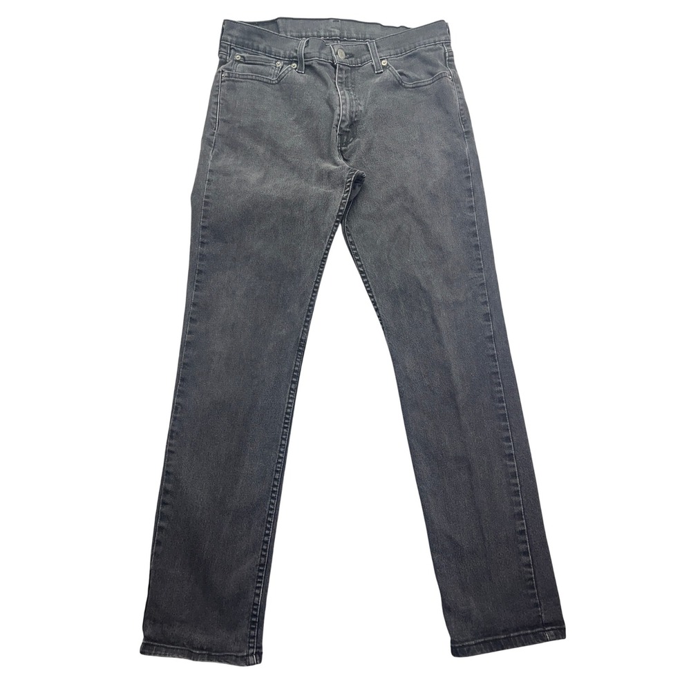 Levi's 511‎ Slim Fit Jeans Gray Denim Modern Sz 33 Fits 31.5" Grunge Y2K Retro
